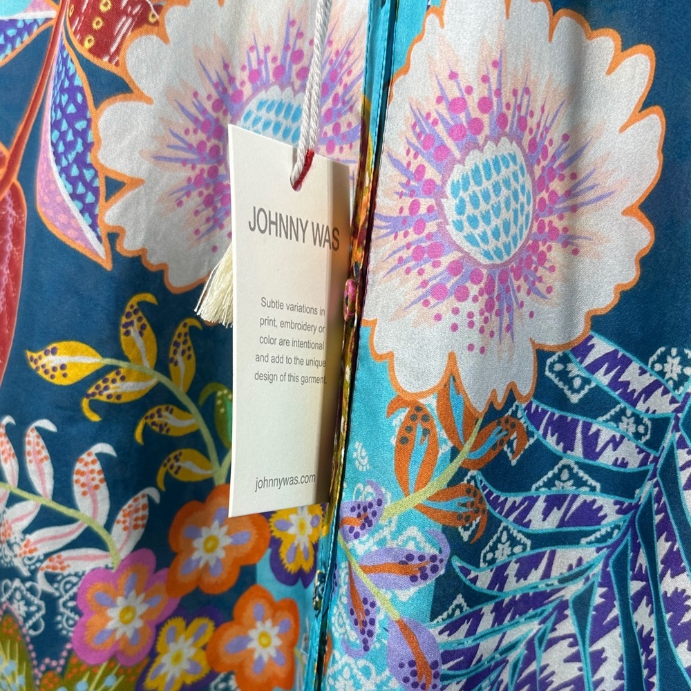 Johnny Was WILD KALANI BLOUSE silk women’s - Picture 7 of 11